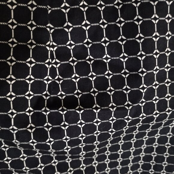 Talbots Woman Petites 16WP Geometric Print Pants Black White Career Casual NWT - Picture 5 of 15